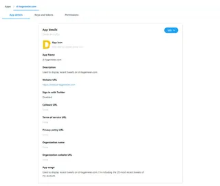 Twitter Developer App Overview